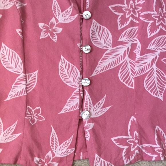 Sleeveless Button Top XS by Pineapple Moon 100% Silk - Picture 3 of 7